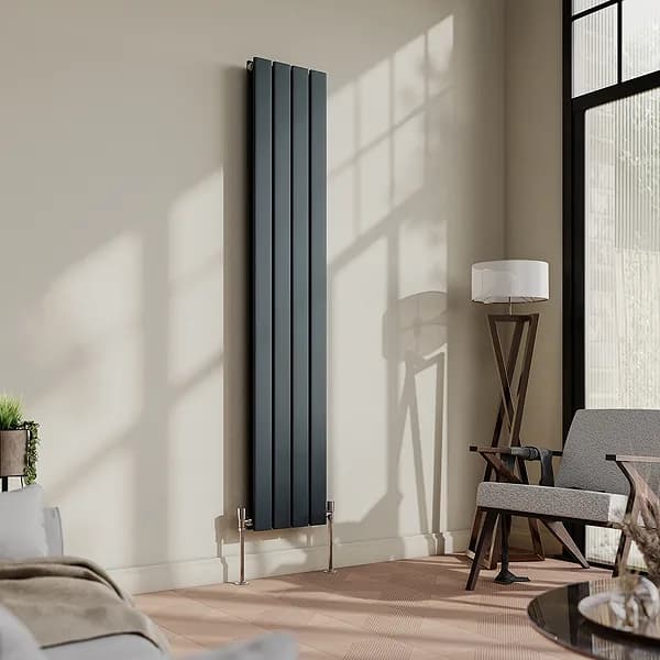 Wren Column Radiator · reference photograph; selected finish may differ